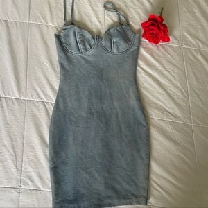 Soft denim dress - naked wardrobe